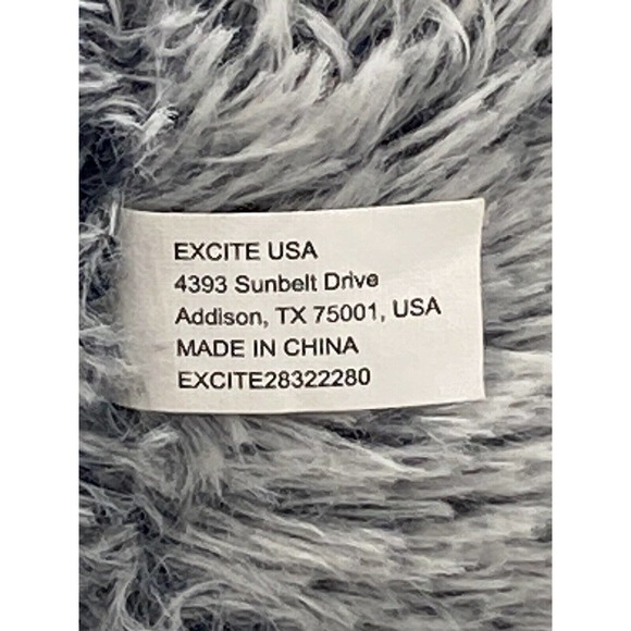 Excite USA 10” Gray Teddy Bear Plush Holding Pink XOXO Heart Stuffed Animal Toy - Picture 5 of 8